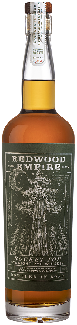 Redwood Empire Rye Whiskey Rocket Top Bottled In Bond