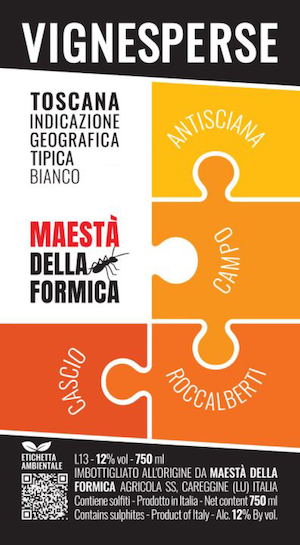 Maesta della Formica Toscana Bianco IGT "Vignesperse"