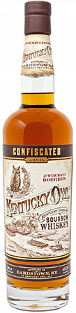 Kentucky Owl Bourbon Whiskey Confiscated