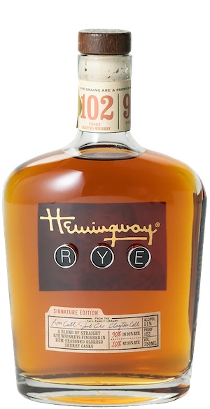 Hemingway Rye Whiskey Signature Edition