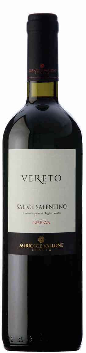 Agricole Vallone Salice Salentino Riserva Vereto