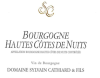 Domaine Sylvain Cathiard Bourgogne Hautes-Cotes de Nuits Rouge Domaine Sylvain Cathiard Bourgogne Hautes-Cotes de Nuits Rouge
