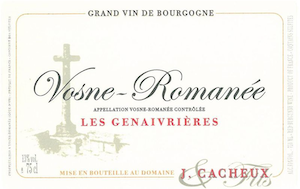 Domaine Jacques Cacheux & Fils Vosne Romanee Aux Genaivrieres