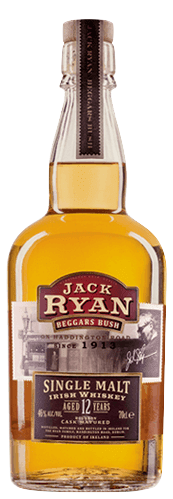 Jack Ryan Irish Whiskey Single Malt Beggars Bush 12 Year