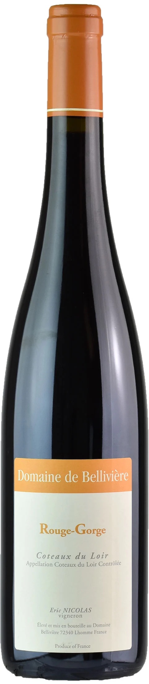 Domaine de Belliviere Coteaux du Loir "Le Rouge Gorge"