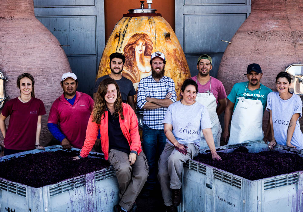 Zorzal winery crew