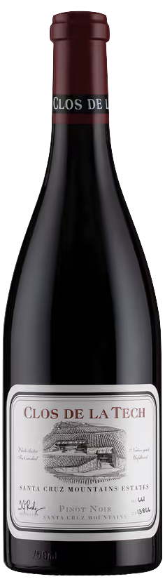 Clos De La Tech Pinot Noir Santa Cruz Mountains Estates
