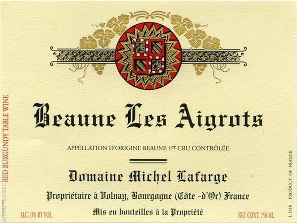 Domaine Michel Lafarge Beaune 1er Cru Les Aigrots Rouge Domaine Michel Lafarge Beaune 1er Cru Les Aigrots Rouge