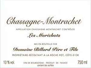 Domaine Billard Pere et Fils Chassagne Montrachet Les Morichots
