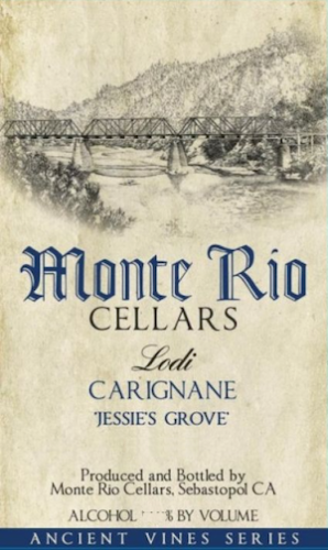 Monte Rio Cellars Carignane Jessie's Grove Vineyard