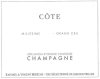 Raphael et Vincent Bereche Champagne Blanc de Blancs Grand Cru Cote Millesime