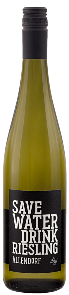 Allendorf Riesling Dry "Save Water Drink Riesling"