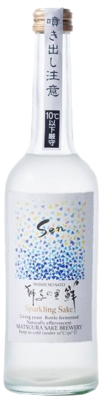 Shishi No Sato Sake Sparkling Junmai Ginjo "Sen" Shishi No Sato Sake Sparkling Junmai Ginjo "Sen"