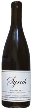 Pax Wine Cellars Syrah Grizzly Peak