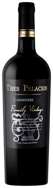 Tres Palacios Carmenere Family Vintage