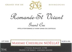Maxime Cheurlin Noellat Romanee St Vivant Grand Cru