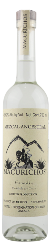 Macurichos Mezcal Espadin Destilado con Cacao