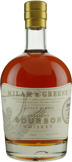 Milam & Greene Bourbon Straight Single Barrel