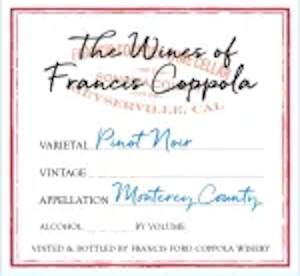 Francis Ford Coppola The Wines of Francis Coppola Pinot Noir