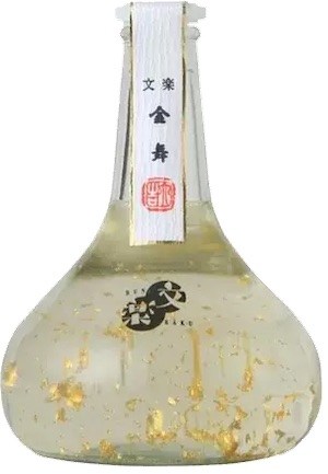 Bunraku Sake Junmai Ginjo Gold Flakes (Kinmai Shu)