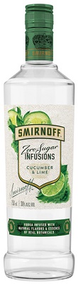 Smirnoff Zero Sugar Infusions Cucumber Lime Vodka