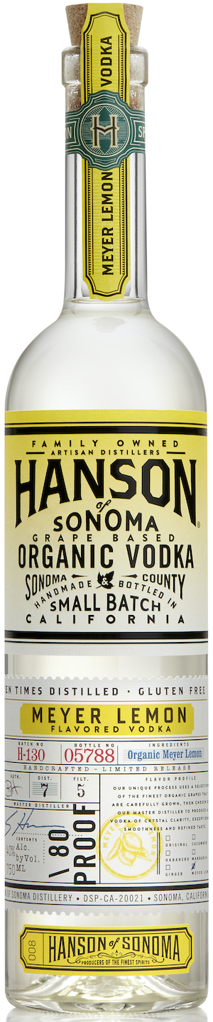 Hanson Of Sonoma Vodka Organic Meyer Lemon
