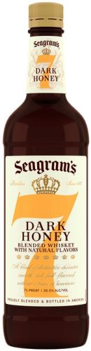 Seagrams 7 Canadian Whisky Dark Honey