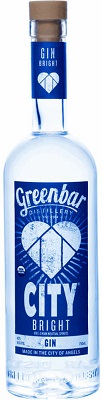 Greenbar Distillery Gin City Bright