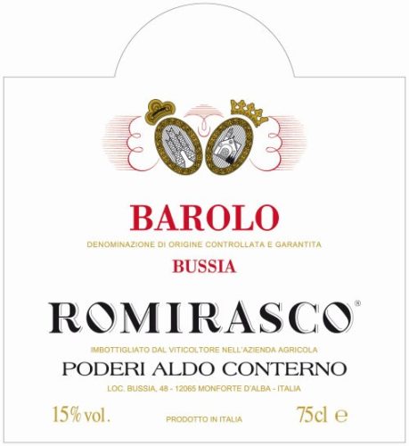 Poderi Aldo Conterno Barolo Bussia Romirasco