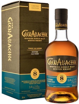 The GlenAllachie Scotch Single Malt "Virgin Oak - 8 Year Scottish Oak Cask" The GlenAllachie Scotch Single Malt "Virgin Oak - 8 Year Scottish Oak Cask"