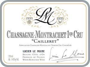 Lucien Le Moine Chassagne-Montrachet 1er Cru Caillerets