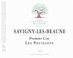 Domaine Jean-Baptiste Boudier Savigny Les Beaune Premier Cru Les Peuillets