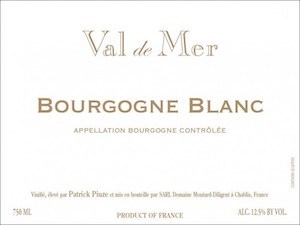 Val de Mer (Patrick Piuze) Bourgogne Blanc Val de Mer (Patrick Piuze) Bourgogne Blanc