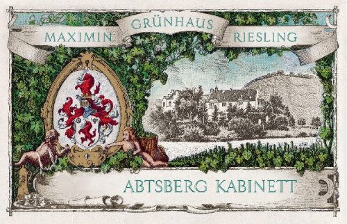 Von Schubert Maximin Grunhauser Abtsberg Riesling Kabinett Nr68