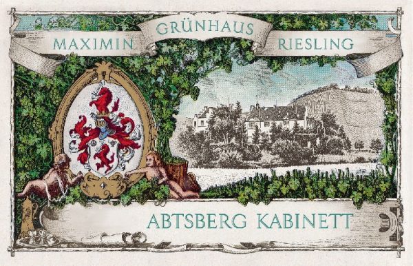 Von Schubert Maximin Grunhauser Abtsberg Riesling Kabinett Nr68