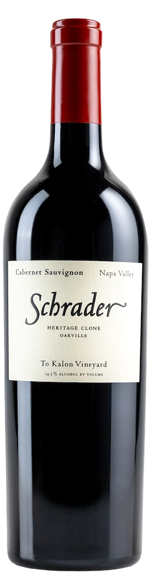 Schrader Cabernet Sauvignon Heritage Clone To Kalon Vineyard 2018