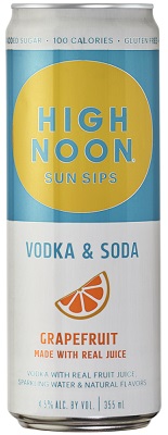 High Noon Sun Sips Grapefruit Seltzer Can 4pk