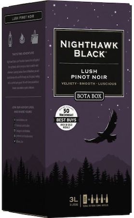 Bota Box Pinot Noir Lush Nighthawk Black