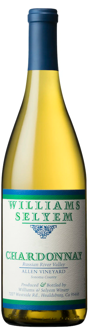 Williams Selyem Chardonnay Allen Vineyard Williams Selyem Chardonnay Allen Vineyard
