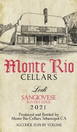 Monte Rio Cellars Sangiovese 'River's Edge'