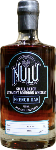 NULU Straight Bourbon Whiskey "Small Batch - French Oak"