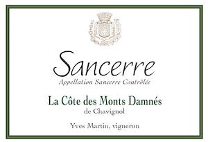 Yves Martin Sancerre la Cote des Monts Damnes de Chavignol