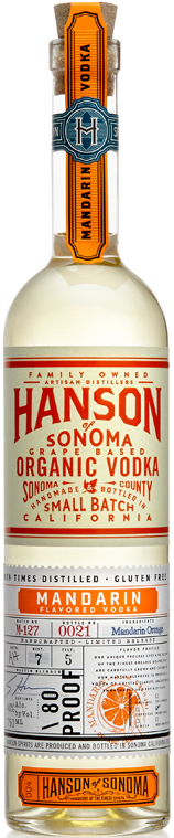Hanson Of Sonoma Vodka Organic Mandarin