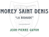 Domaine Jean-Pierre Guyon Morey-Saint-Denis la Bidaude Domaine Jean-Pierre Guyon Morey-Saint-Denis la Bidaude