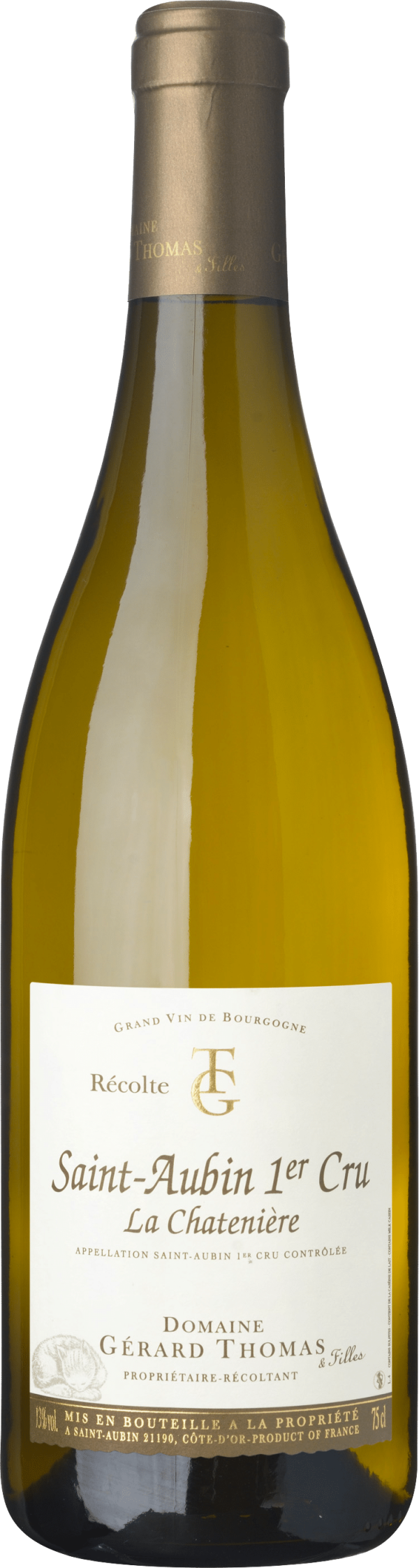 Domaine Gerard Thomas Saint Aubin Premier Cru la Chateniere Blanc Domaine Gerard Thomas Saint Aubin Premier Cru la Chateniere Blanc