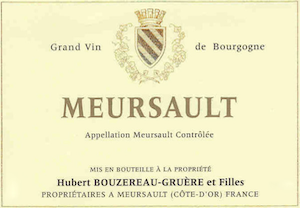 Domaine Hubert Bouzereau-Gruere Meursault