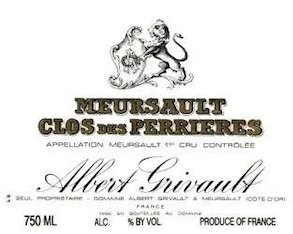 Albert Grivault Meursault Premier Cru Clos des Perrieres