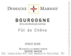 Domaine Marsoif Bourgogne Fut de Chene Rouge