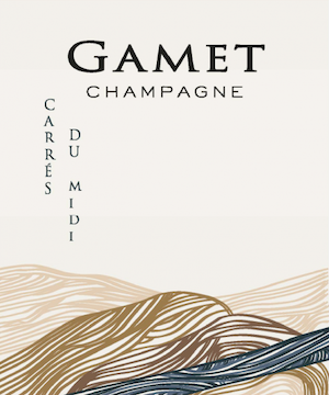 Gamet Champagne Brut Nature Blanc de Noirs Carres du Midi Gamet Champagne Brut Nature Blanc de Noirs Carres du Midi