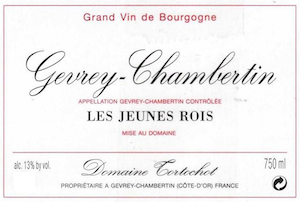 Domaine Tortochot Gevrey Chambertin Les Jeunes Rois